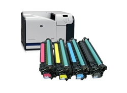 Color LaserJet CP3525N Color Laser Printer Bundle